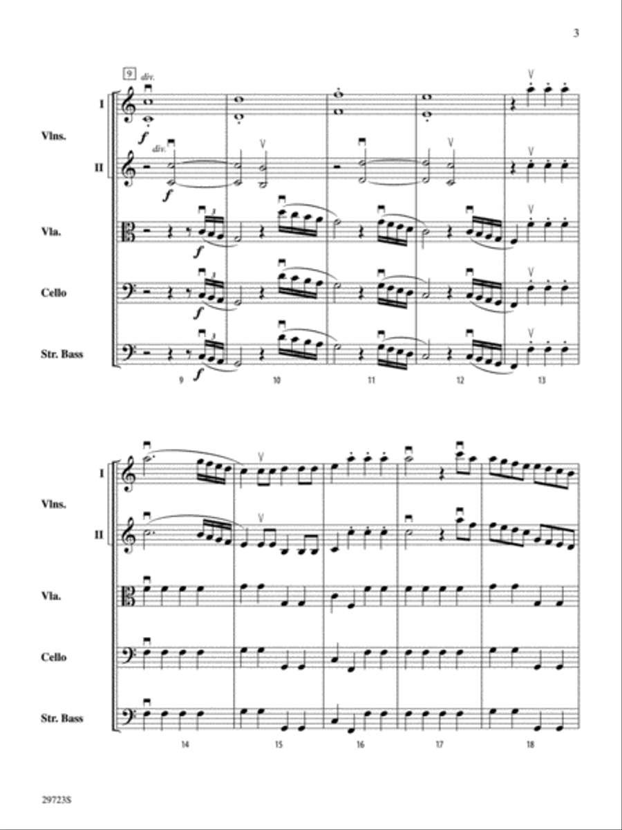 Symphony No. 41 String Orchestra scores gallery preview page 23