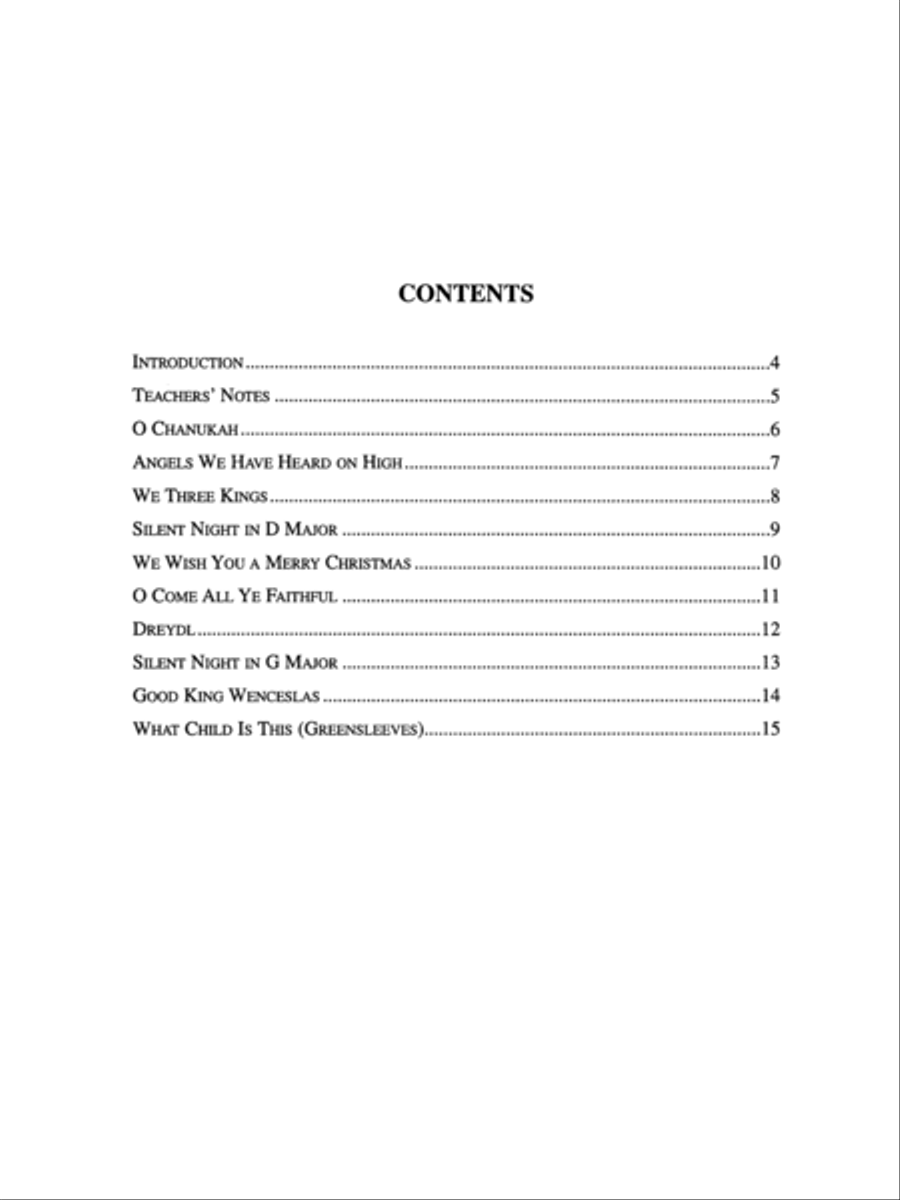 More Festive Strings for String Quartet or String Orchestra String Quartet scores gallery preview page 7