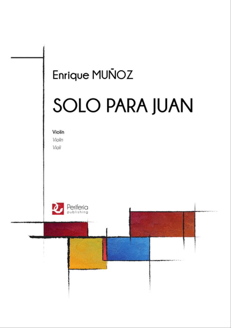 Solo para Juan for Violin Solo Violin Solo scores gallery preview page 1