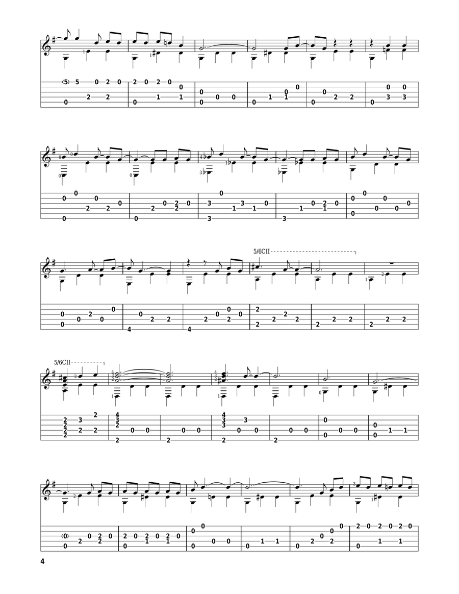 Rag Acoustic Guitar scores gallery preview page 4