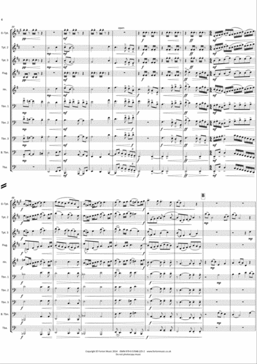 Chorale Prelude Brass Ensemble scores gallery preview page 4