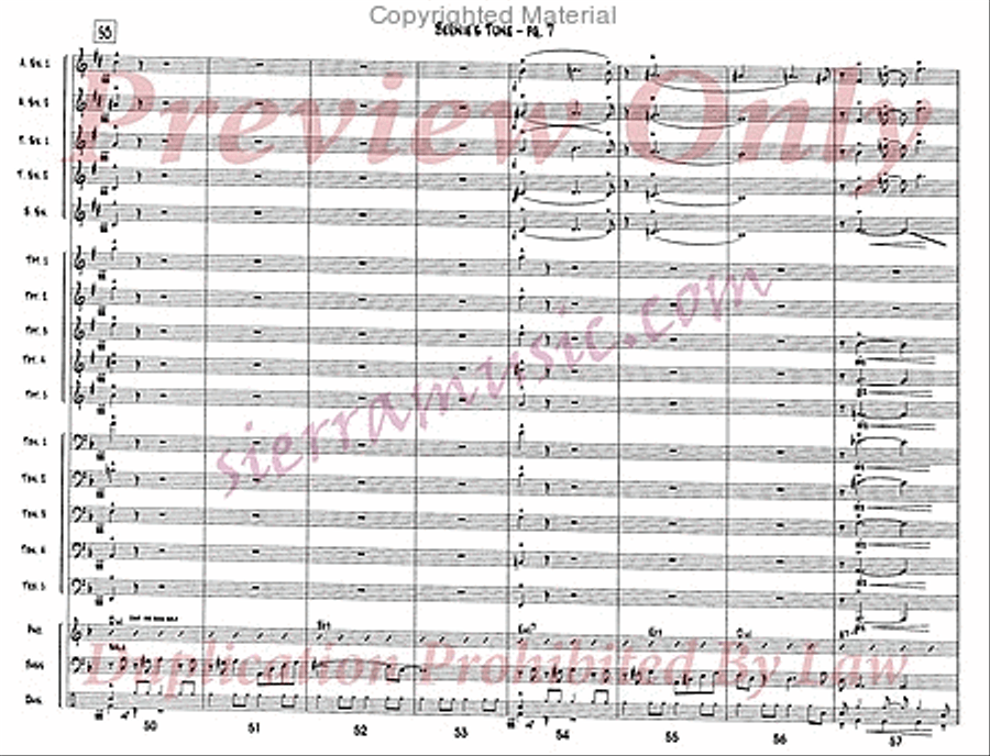 Bernie's Tune Jazz Ensemble scores gallery preview page 8