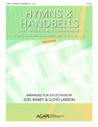 Book cover for Hymns and Handbells for 3-5 Oct., Vol. 2 (Reproducible)-Digital Download