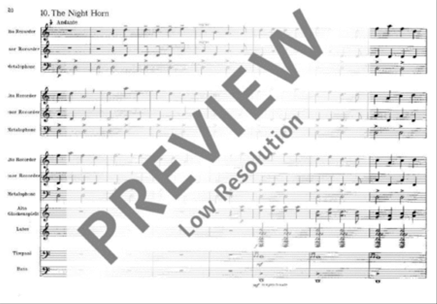 Music for Children Recorder scores gallery preview page 21