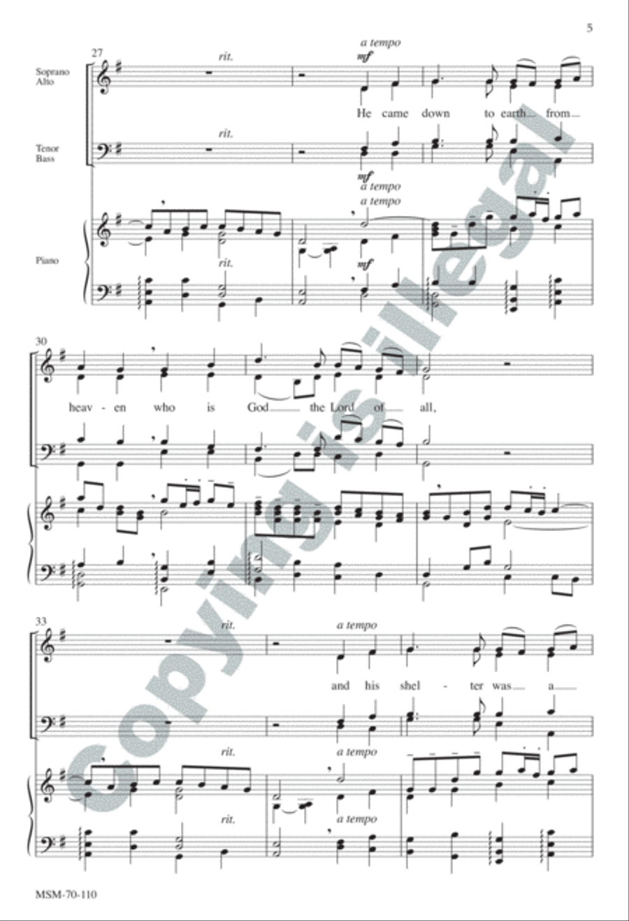 A Carol Suite SSATBB scores gallery preview page 5