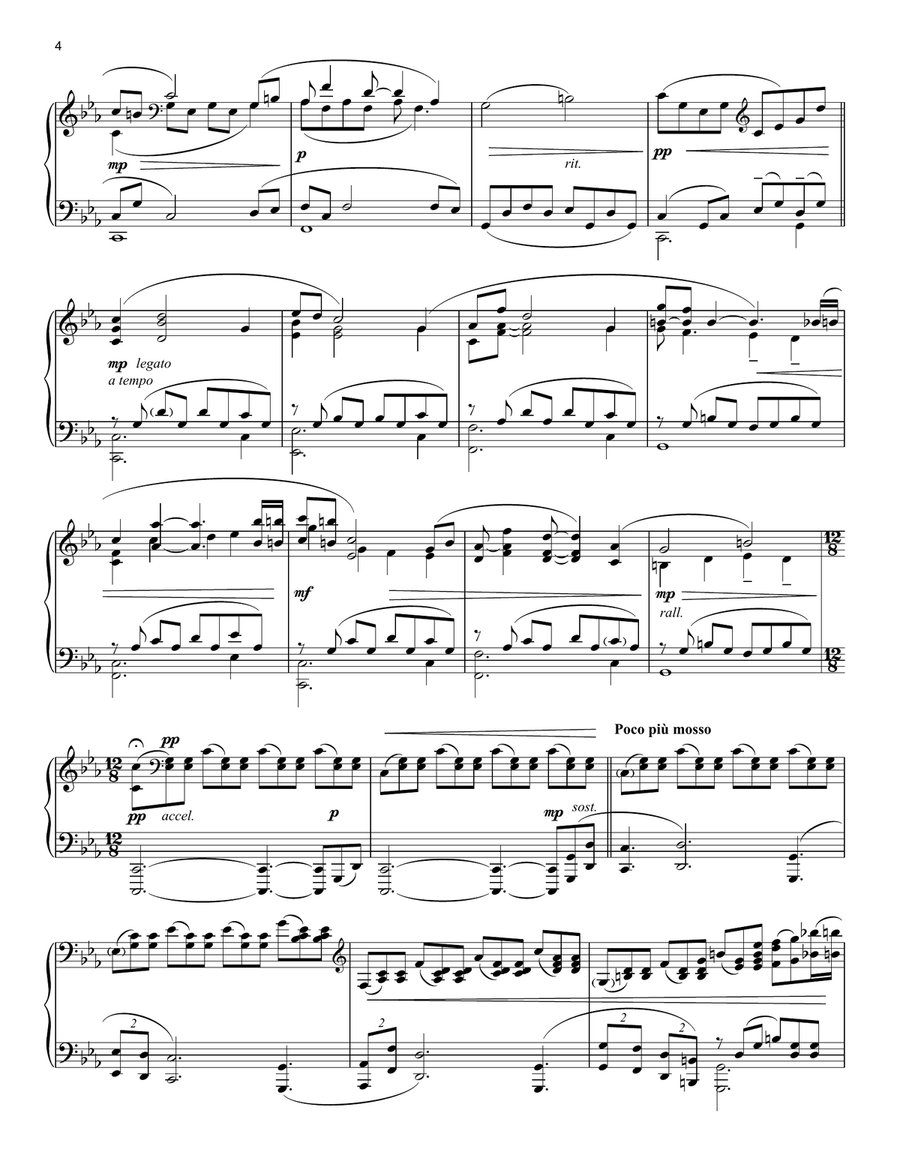 Sonata In Darkness (from The Batman) Piano Solo scores gallery preview page 4