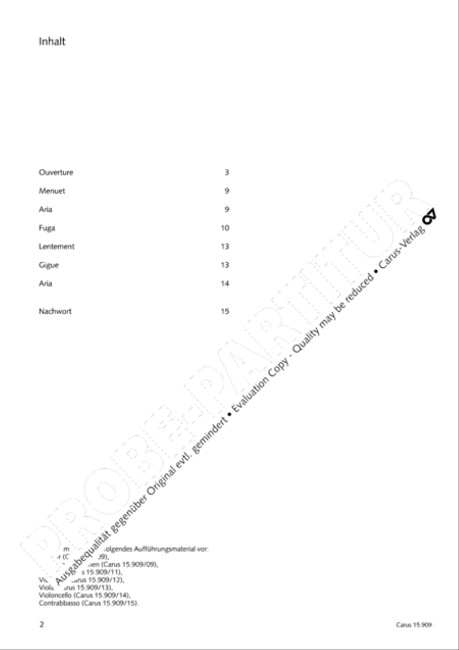Ouverture in d Oboe scores gallery preview page 3