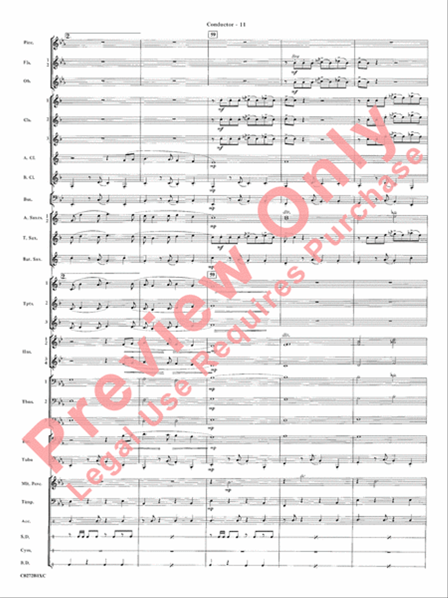 Leroy Anderson: A Legacy in Sound Concert Band scores gallery preview page 14