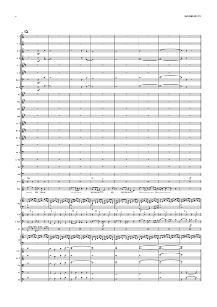 Unchained Melody Unchained Melody Full Orchestra scores gallery preview page 4