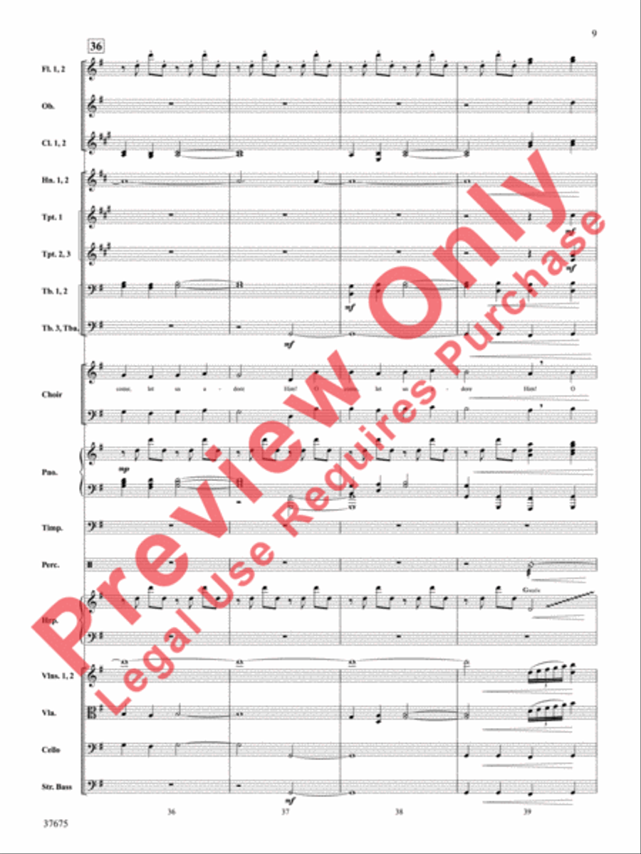 Festival of Carols Choir scores gallery preview page 10