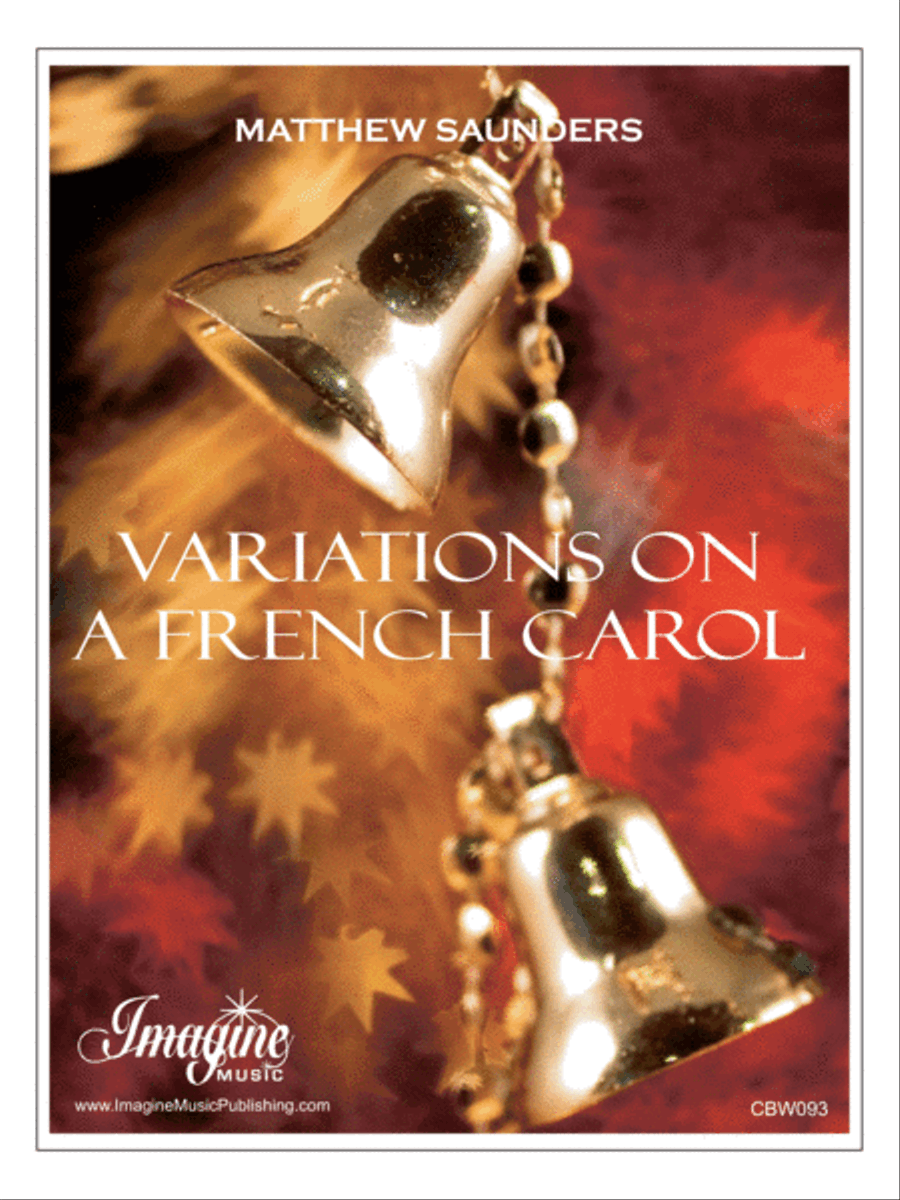 Variations on a French Carol Concert Band scores gallery preview page 1