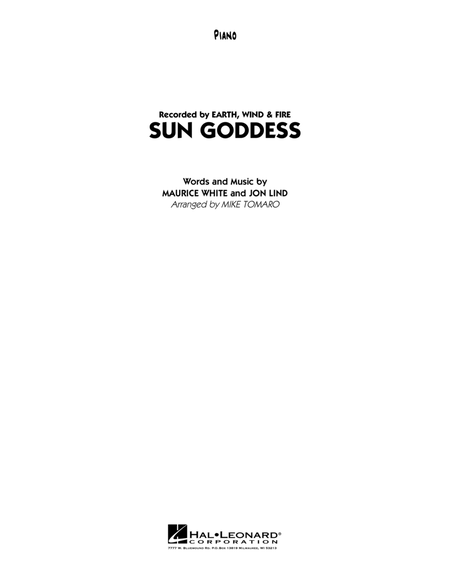 Sun Goddess - Piano