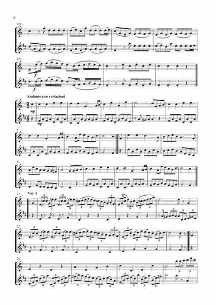 Pleyel Duo No. 2 arr. flute and clarinet image number null