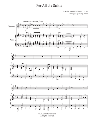 For All the Saints (Trumpet-Piano)