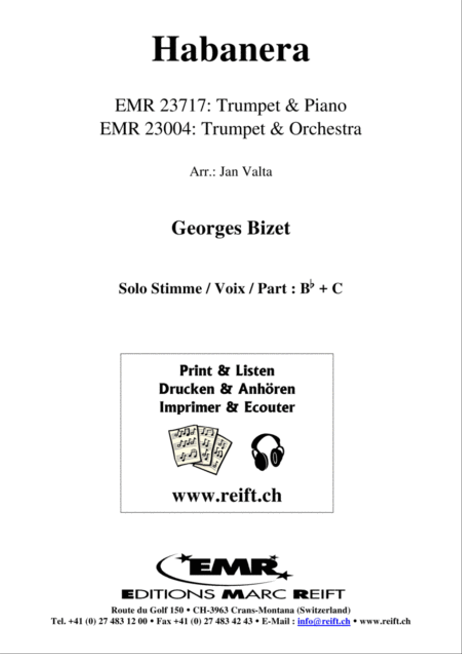 Habanera Trumpet Solo scores gallery preview page 2