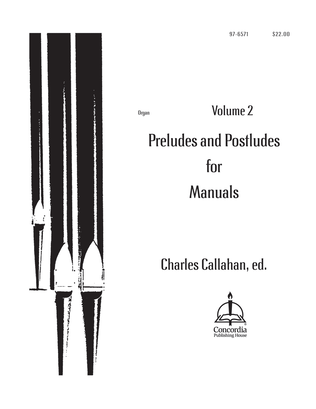 Book cover for Preludes and Postludes for Manuals, Vol. 2