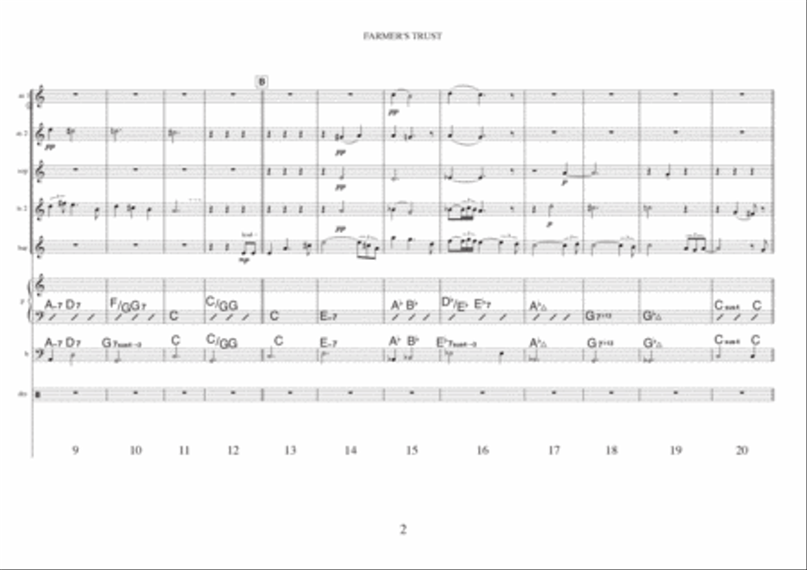 Farmer's Trust Jazz Ensemble scores gallery preview page 2