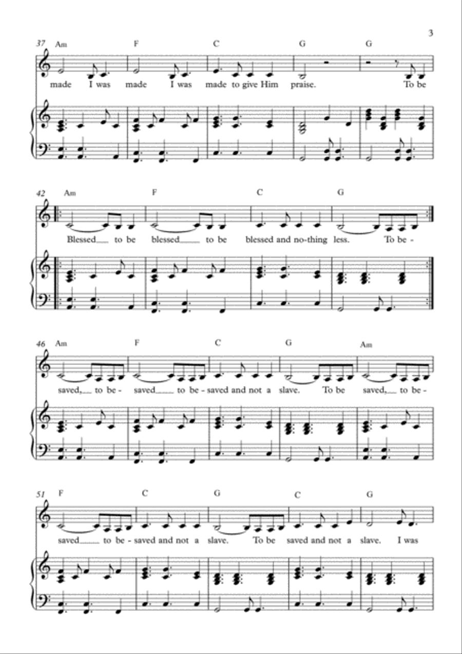 I Was Made Voice scores gallery preview page 3