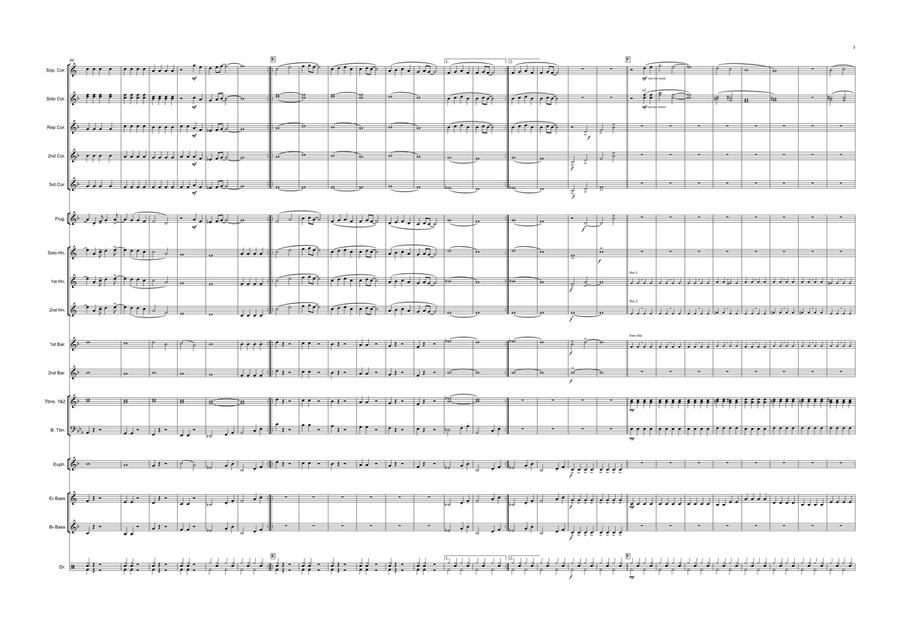 Mr. Blue Sky Brass Ensemble scores gallery preview page 3
