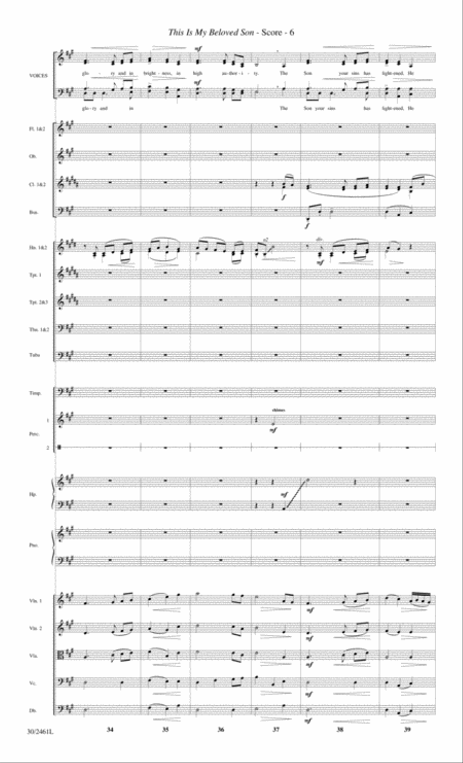 Journey to the Cross - Orchestral Score and Parts Choir scores gallery preview page 8