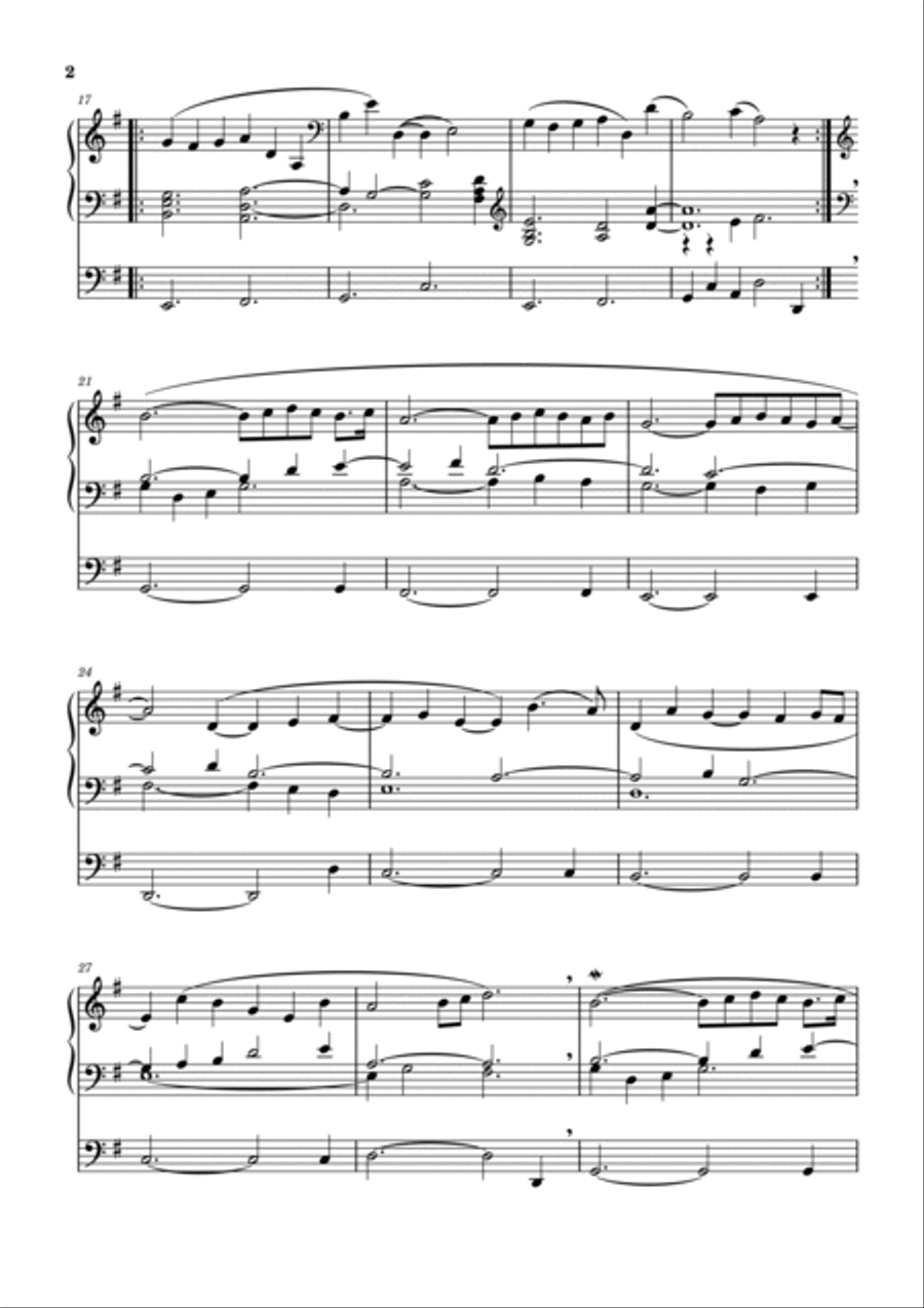 Cantilena Organ Solo scores gallery preview page 2