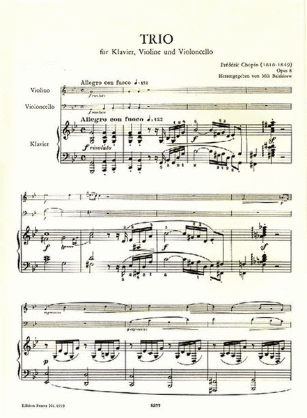 Piano Trio - G minor