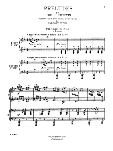 Preludes - Piano Duo (2 Pianos, 4 Hands)