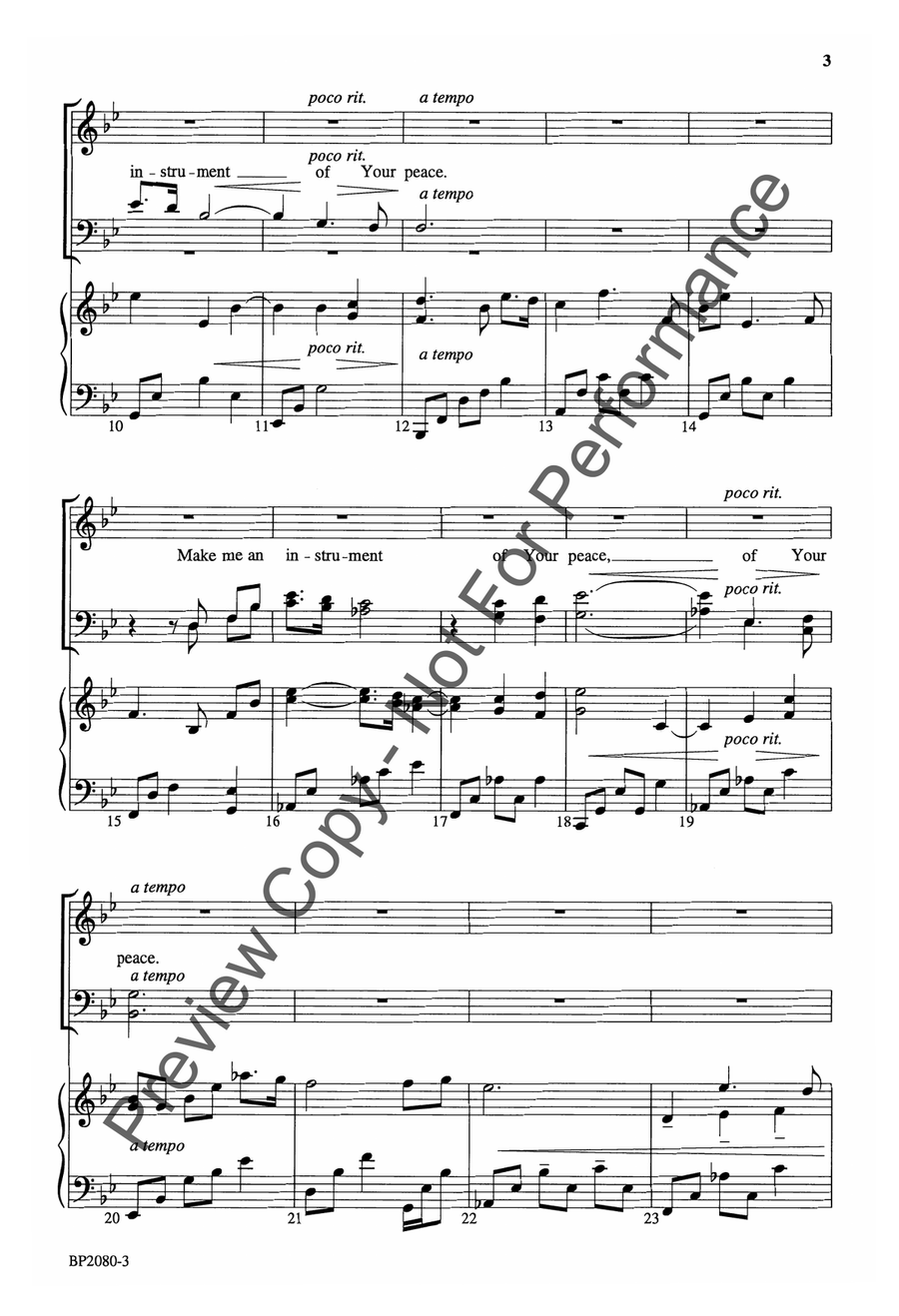 Make Me an Instrument - SATB 4-Part scores gallery preview page 4