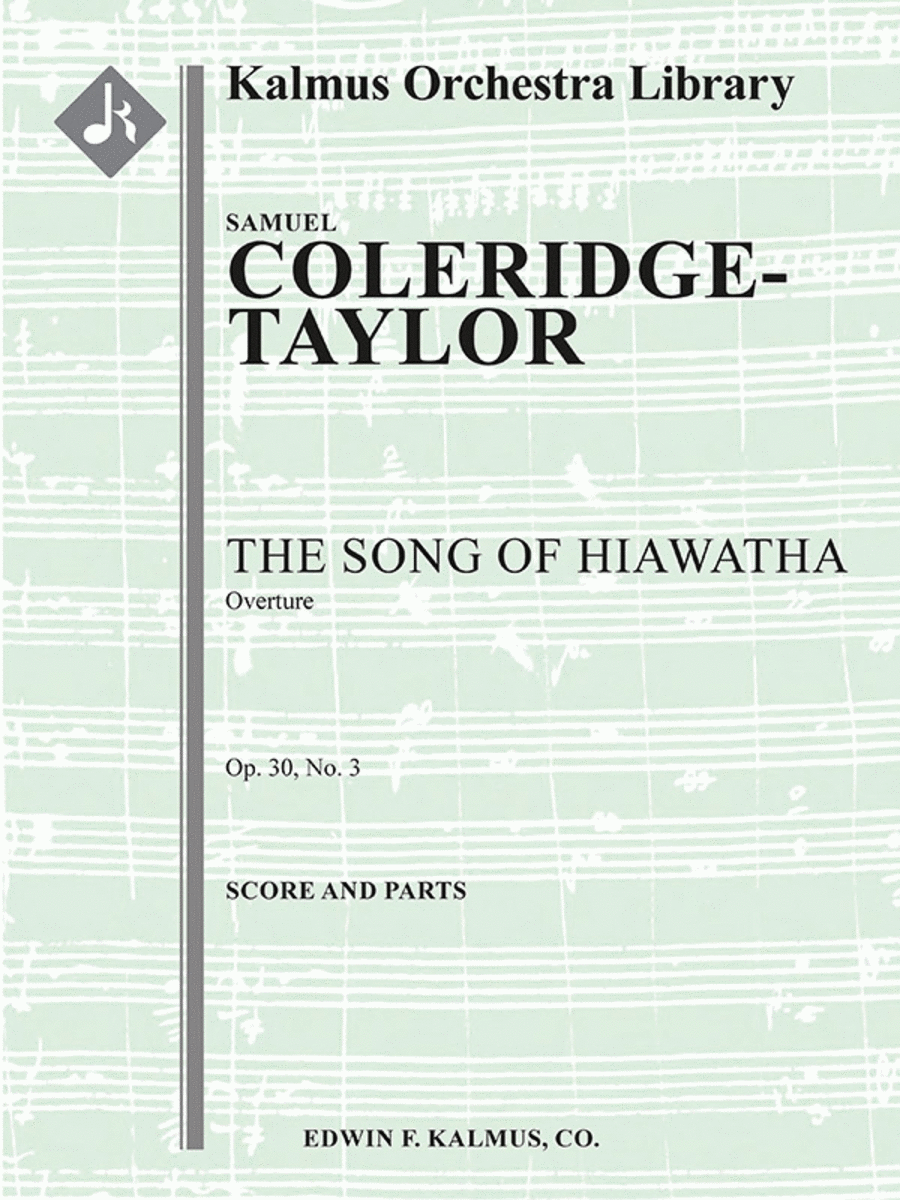The Song of Hiawatha: Overture, Op. 30, No. 3 Full Orchestra scores gallery preview page 1