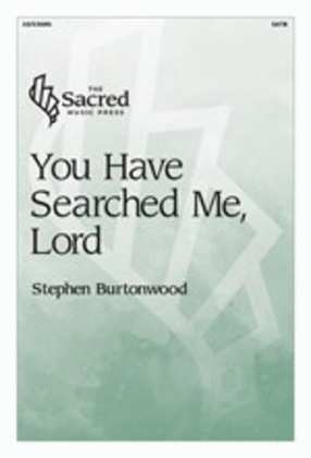 Book cover for You Have Searched Me, Lord