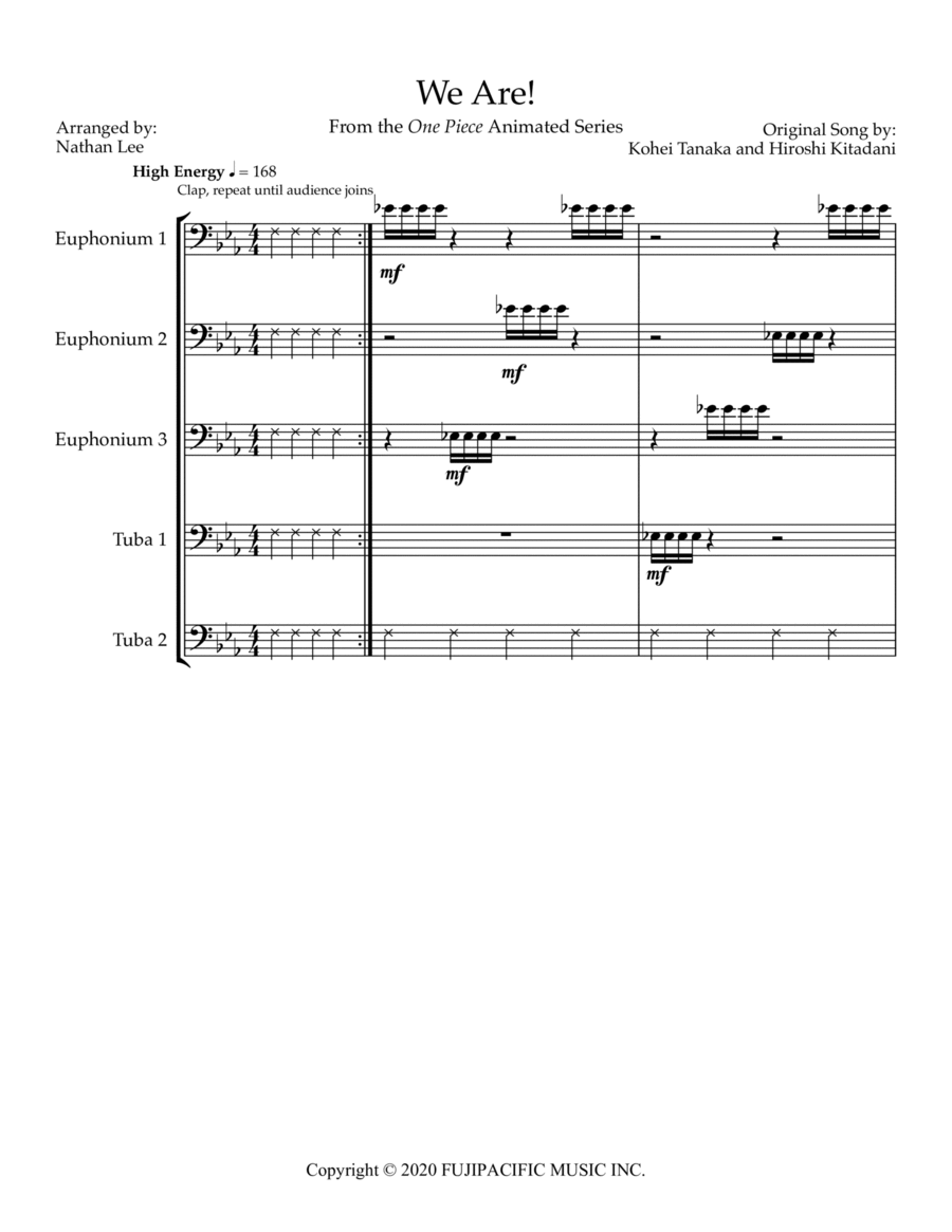 Wii Aa Brass Ensemble scores gallery preview page 1