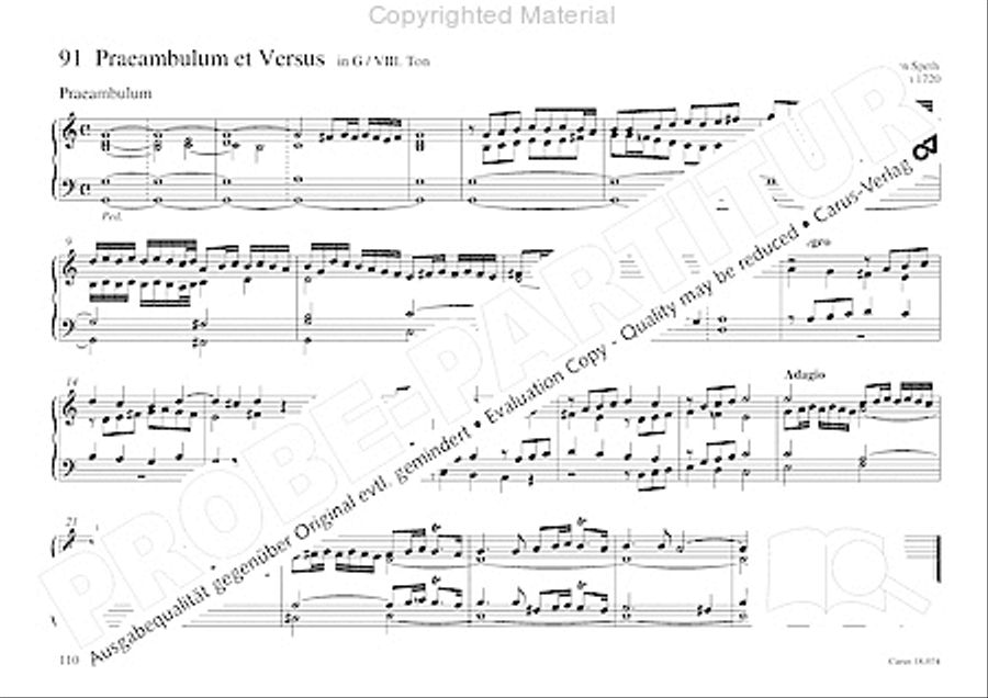 Organo pleno. Orgelstucke zum Ein- und Auszug Organ Solo scores gallery preview page 118