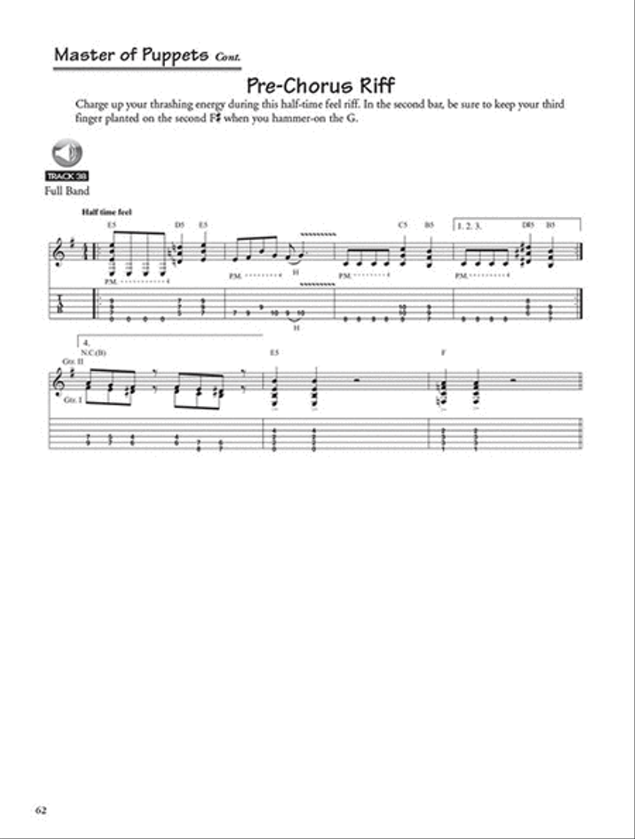 Metallica - Legendary Licks 1983-1988 Electric Guitar scores gallery preview page 5