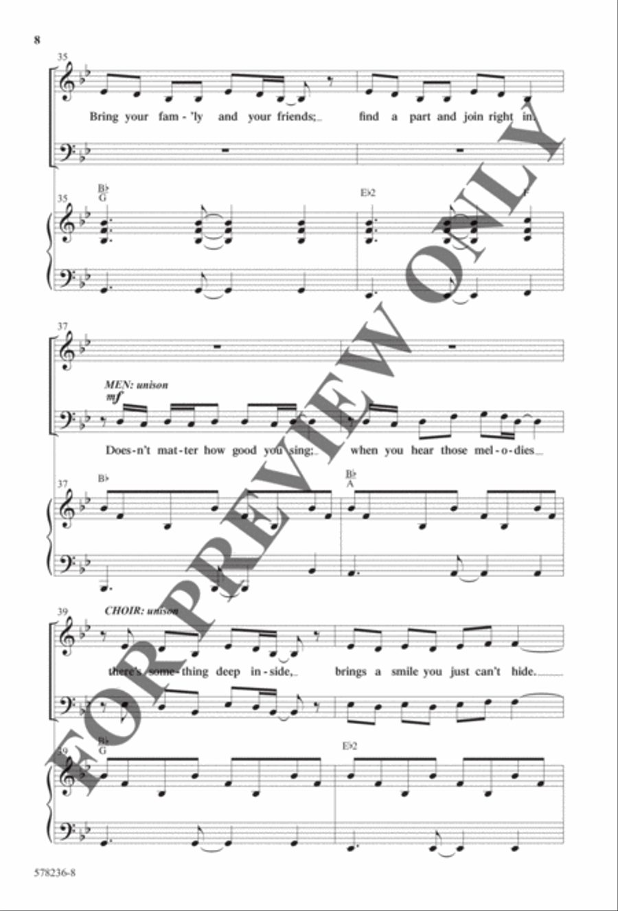 Here We Come a'Caroling - Anthem Choir scores gallery preview page 7