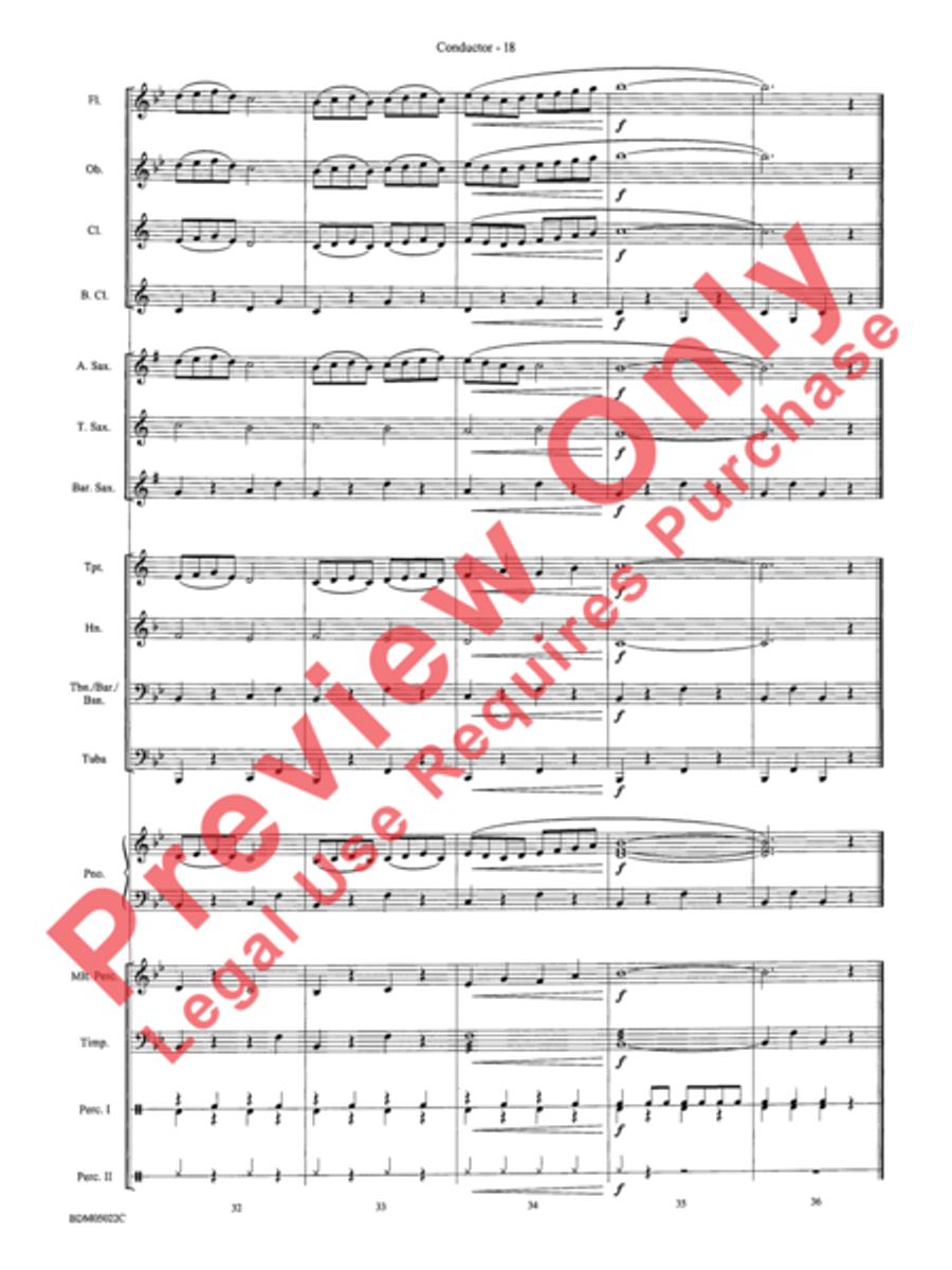 Belwin Beginning Band Kit #1 Concert Band scores gallery preview page 21