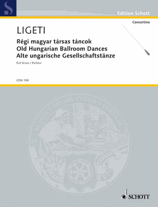 Book cover for Régi magyar társas táncok