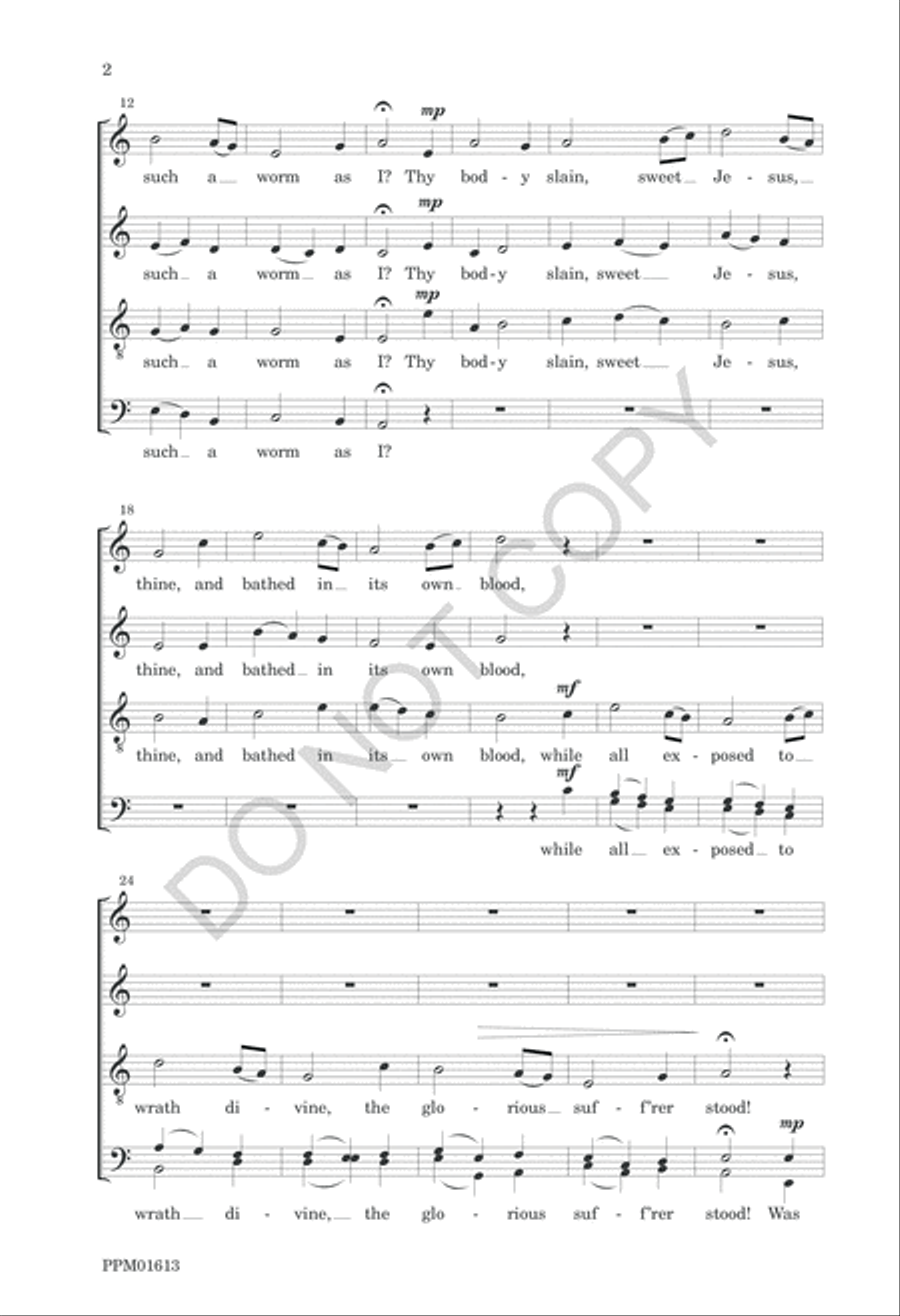 Nine American Folk Hymns 4-Part scores gallery preview page 5