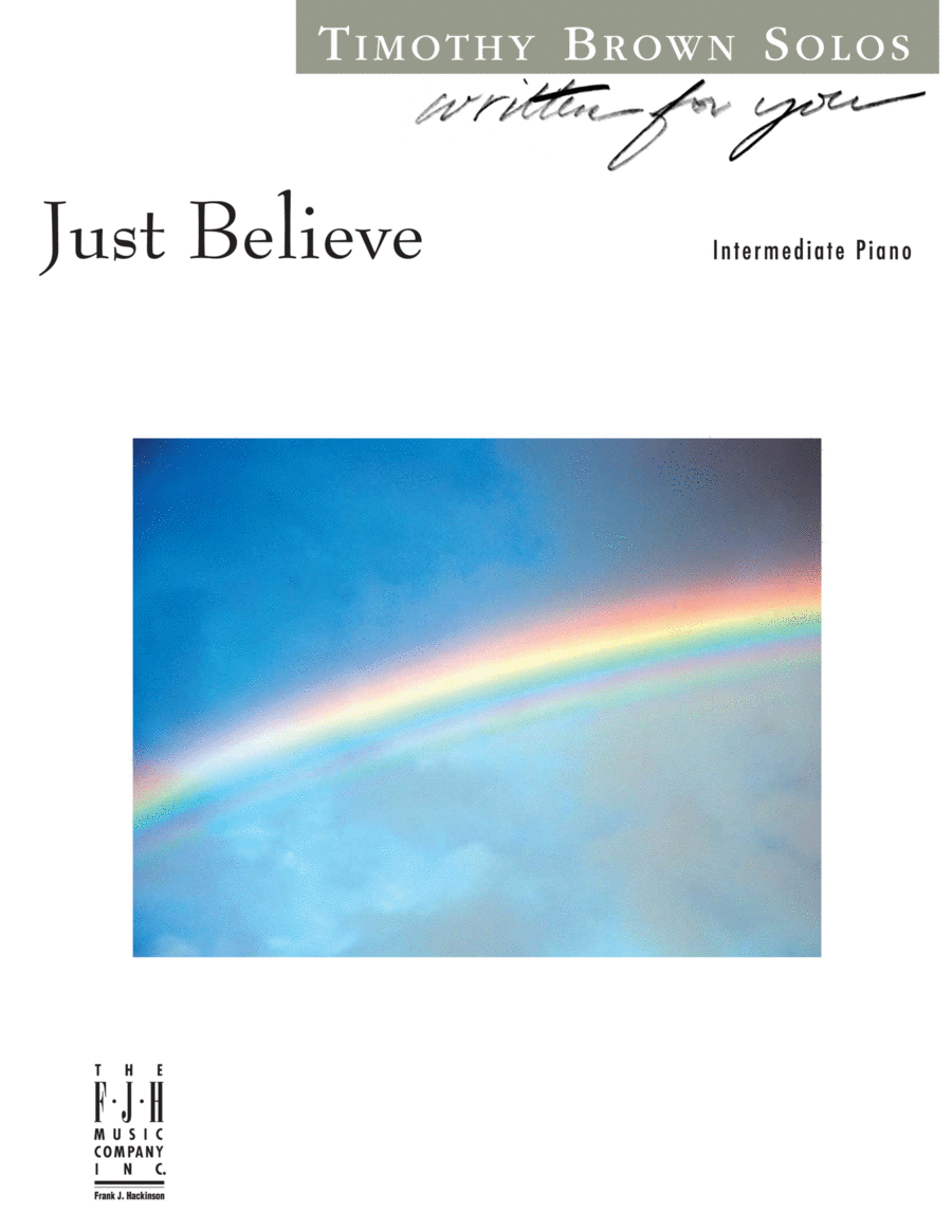 Just Believe Just Believe Piano Solo scores gallery preview page 1