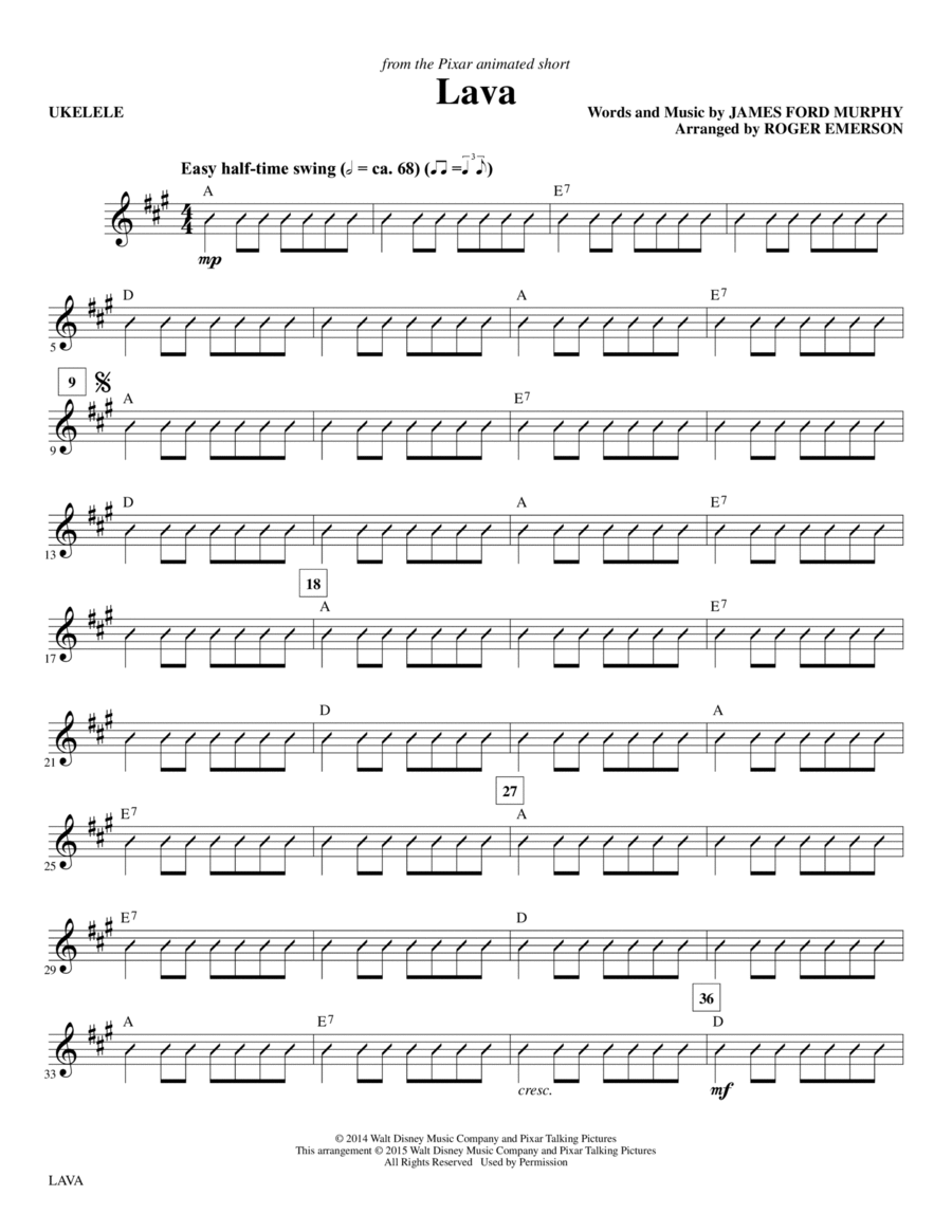 Lava hot sale song uke