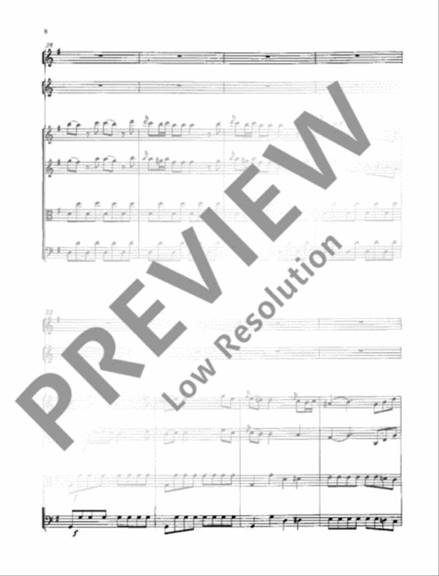 Concerto G major String Orchestra scores gallery preview page 9