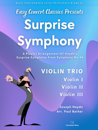 Book cover for Surprise Symphony (Violin Trio)