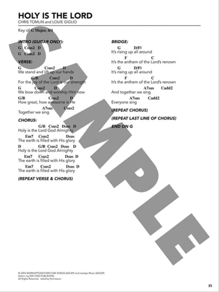 Holy Is the Lord - Drum Edition Drums scores gallery preview page 5