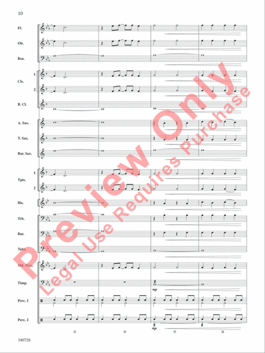 1, 2, 3, 4 1, 2, 3, 4 Concert Band scores gallery preview page 11