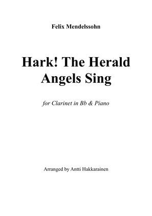 Hark! The Herald Angels Sing - Clarinet & Piano