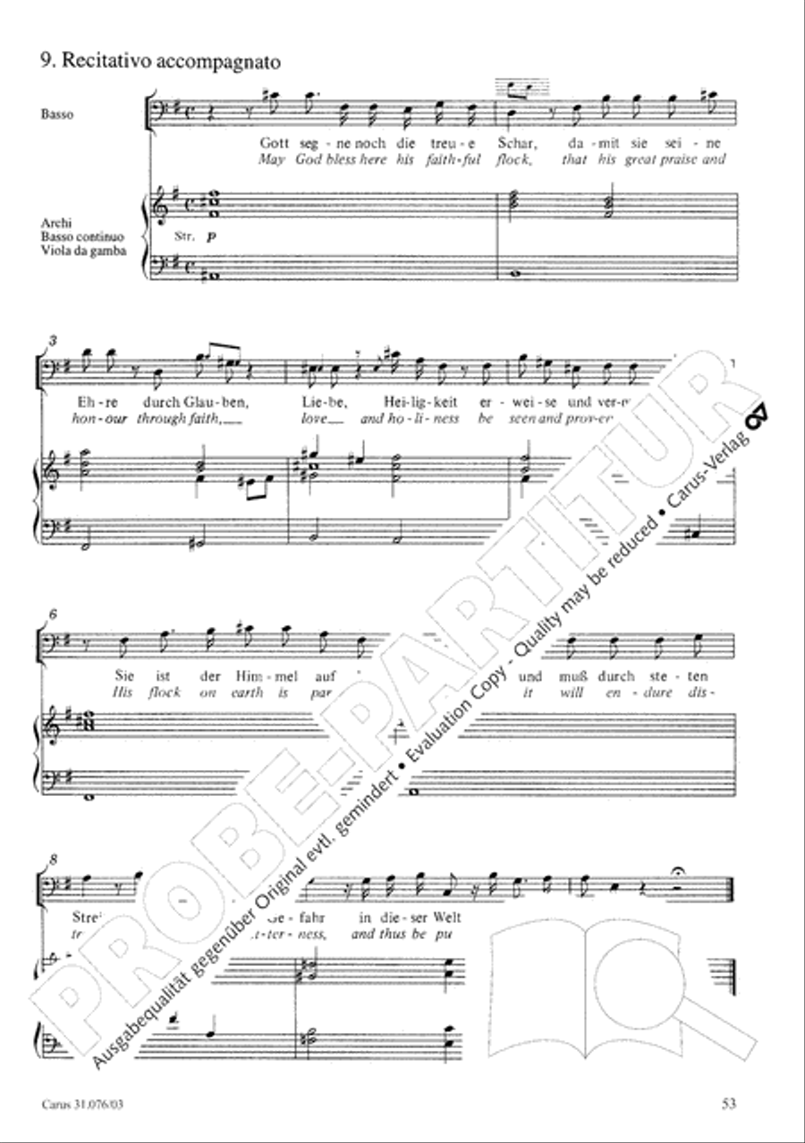 The heavens are telling the Father's glory (Die Himmel erzahlen die Ehre Gottes) 4-Part scores gallery preview page 54