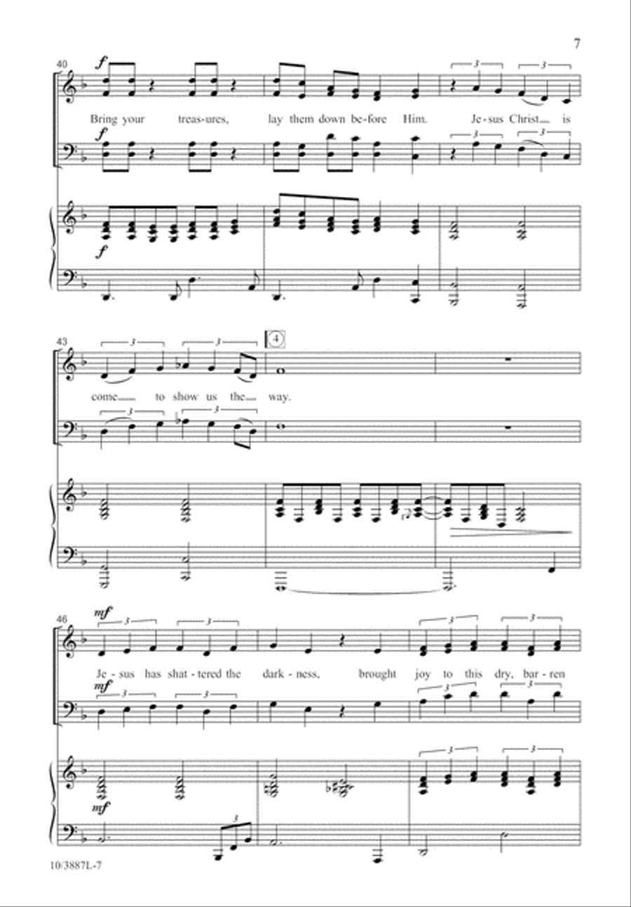 Glory, Glory! Glory, Glory! 4-Part scores gallery preview page 7