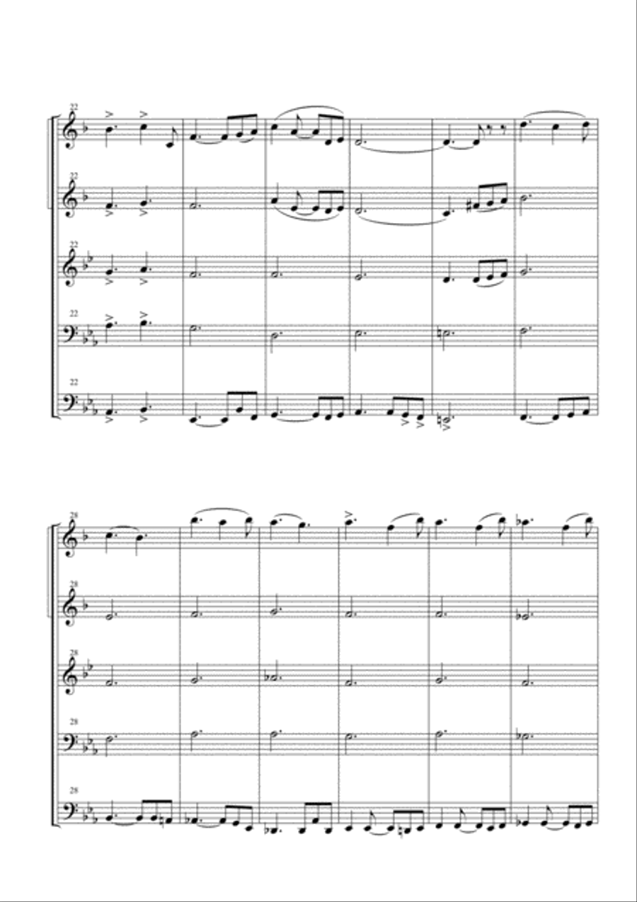We Are The Champions Brass Ensemble scores gallery preview page 3
