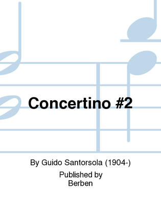 Book cover for Concertino No. 2