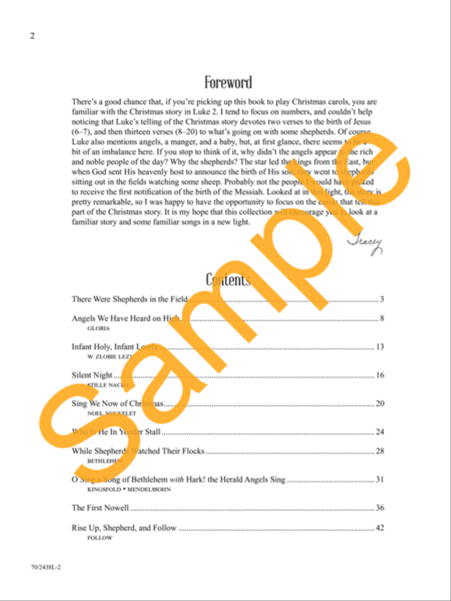 Christmas Shepherd Serenades Piano Solo scores gallery preview page 3