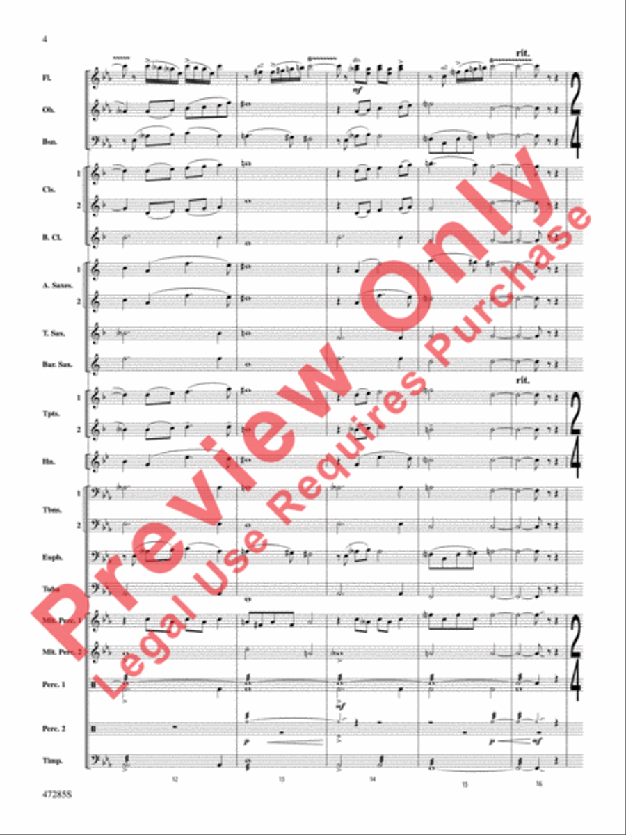 Extraordinary Machines of Clockwork and Steam Concert Band scores gallery preview page 5